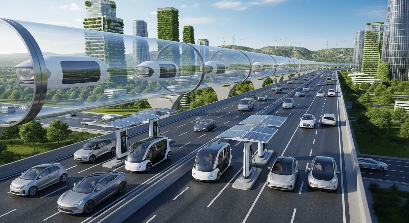 Energi Bersih untuk Transportasi: Integrasi EV dan Hyperloop